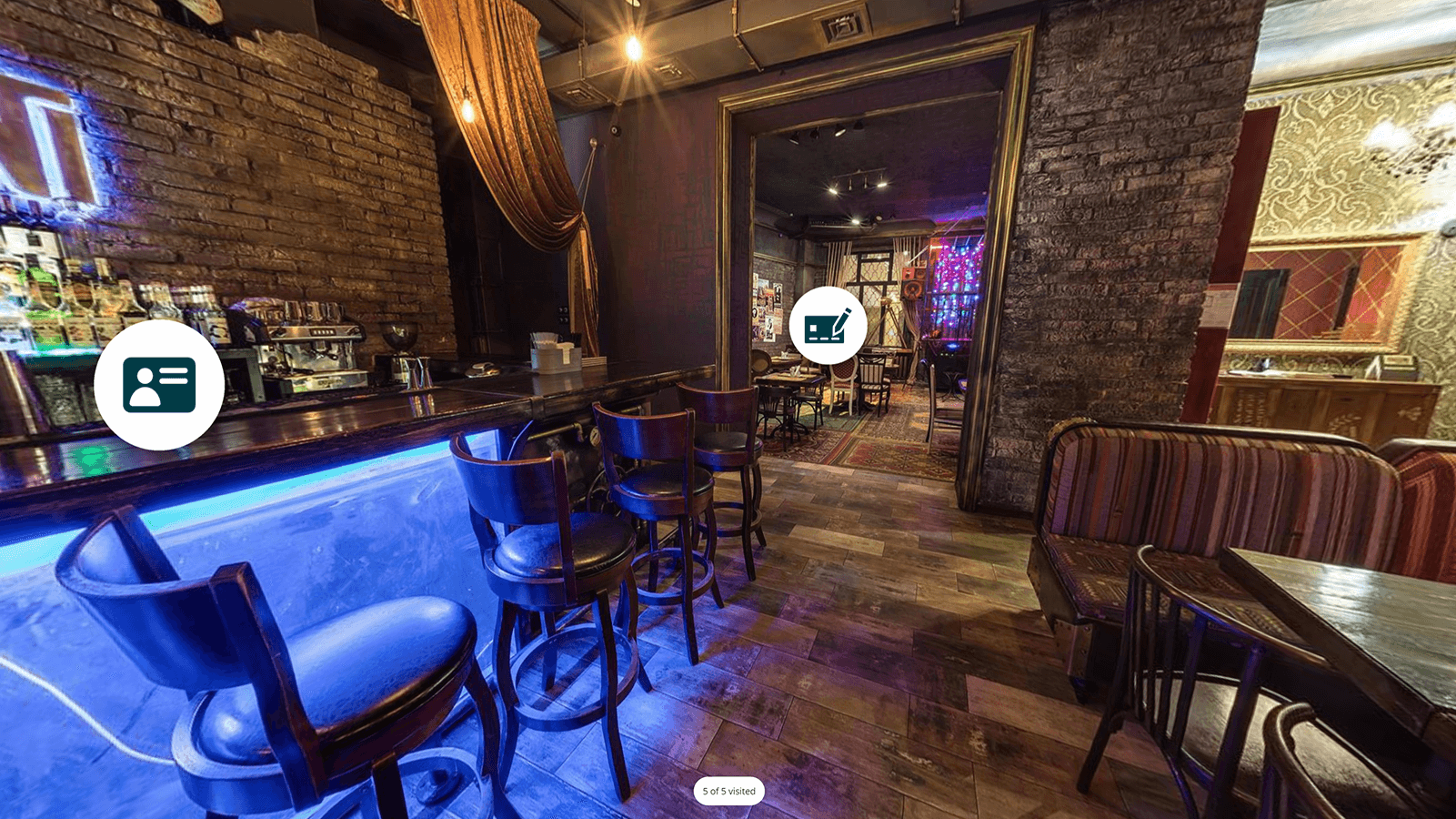 LGCA interactive 360 environment