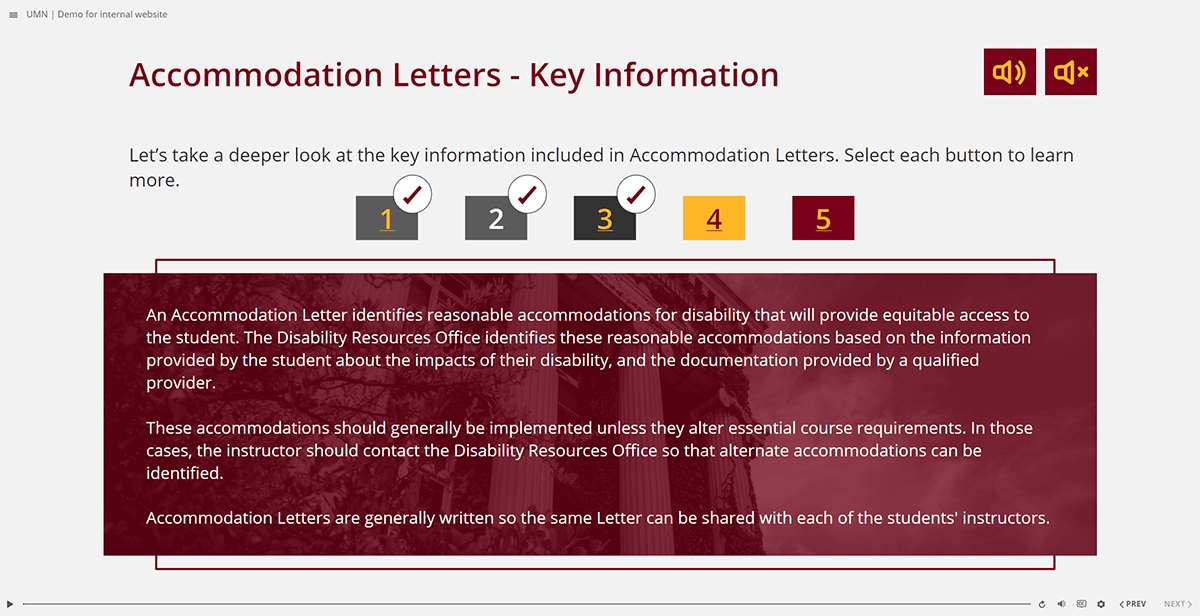 UMN scenario-based learning
