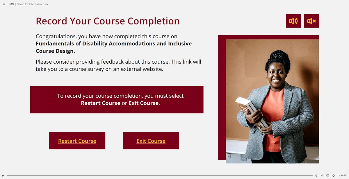 UMN accessible design